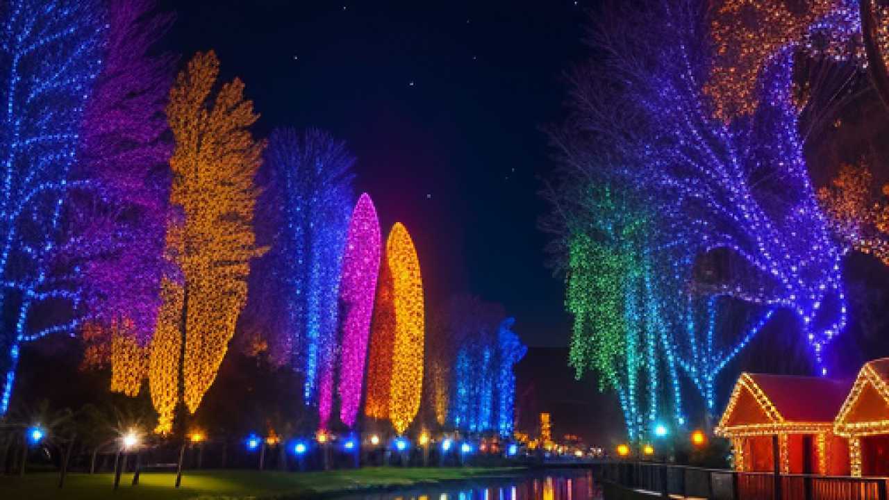 The Enchanting Galactic Illumination: Exploring Orlando's Celestial Christmas Lights  Barcelona 